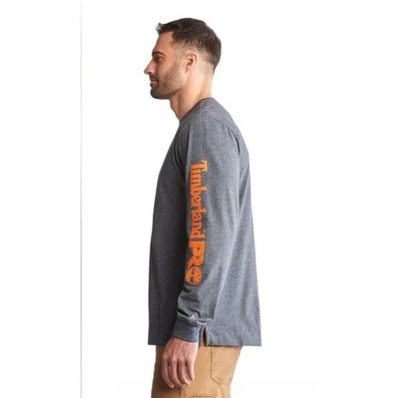 Timberland PRO Men's Base Blended Long Sleeve Workwear T-Shirt - Size: XXL - Picture 4 of 8
